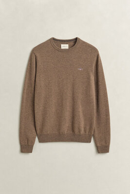 Gant Superfine lambswool c-neck ruskea