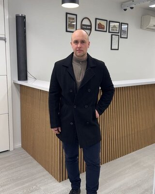 Redpoint kaksirivinen villakangastakki