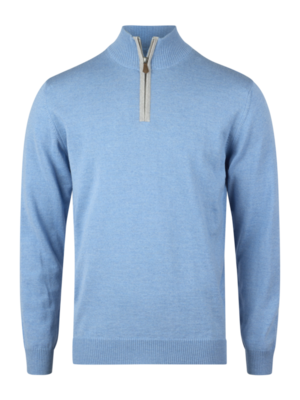 Stenströms half-zip merinoneule