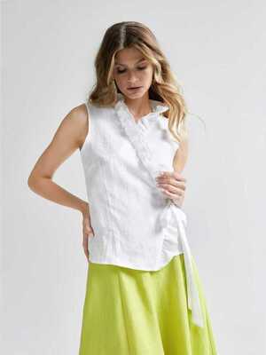 Andiata valkoinen paita Dorita 2