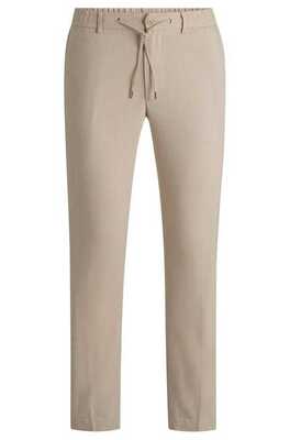 Beige pellavahousu BOSS C-KANE-RDS