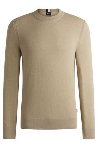 Beige puuvillaneule BOSS Ecaio-P