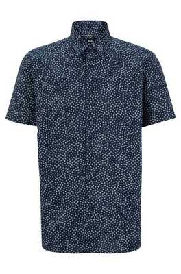 Boss slimfit kauluspaita Roane_F dark blue