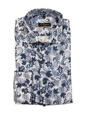 ETERNA slim-fit printti kauluspaita