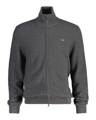 Gant harmaa puuvillaneuletakki