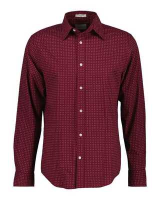 GANT Reg micro print shirt 604 blumped red