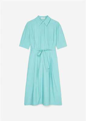 Marc o polo turkoosi puuvillamekko