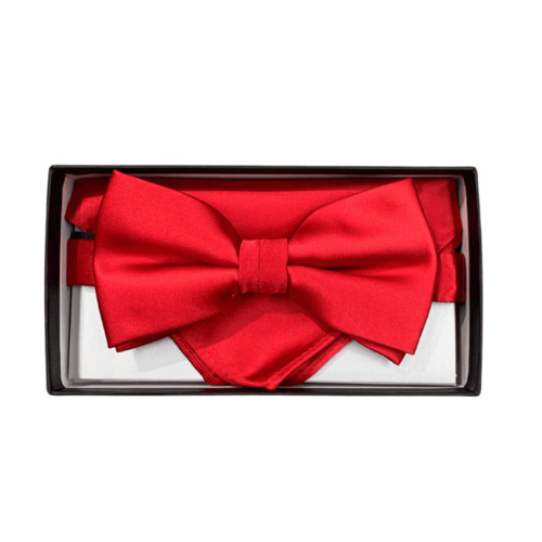 MATEX punainen rusetti taskuliinalla