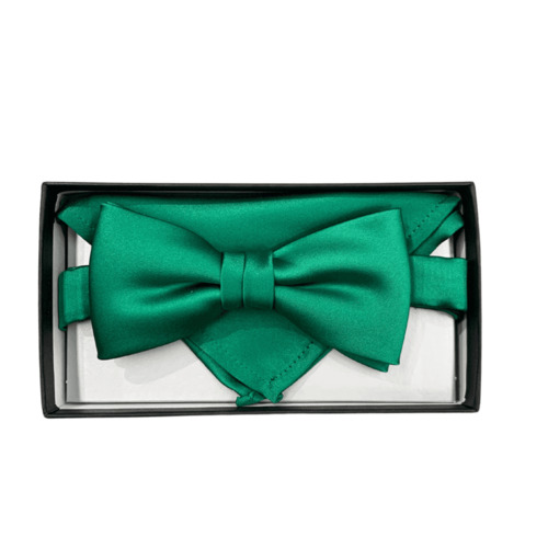 MATEX vihreä rusetti taskuliinalla