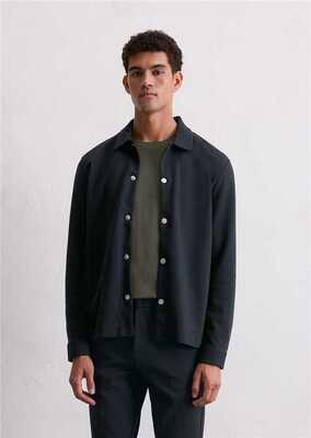 Miesten tummansininen jerseytakki