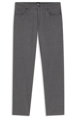 puuvillahousu BOSS Re.maine5 harmaa