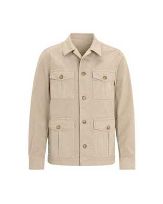Safari shirt-jacket Oscar Jacobson beige