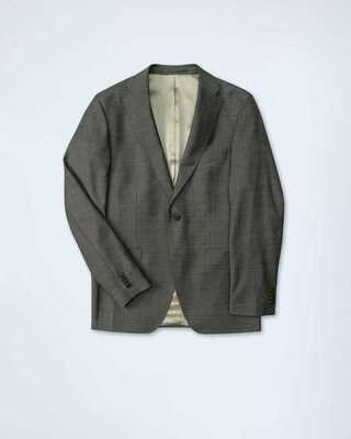 Slim-fit puvuntakki Turo Madrid vihreä