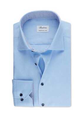 Stenströms Fitted body kauluspaita vaaleansininen