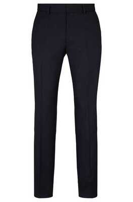 Tummansininen puvunhousu BOSS H-LEnon-B1