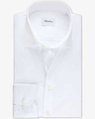 Valkoinen kauluspaita slim-fit Stenströms