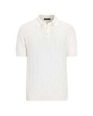 Valkoinen pikeepaita Oscar Jacobson barto stripe