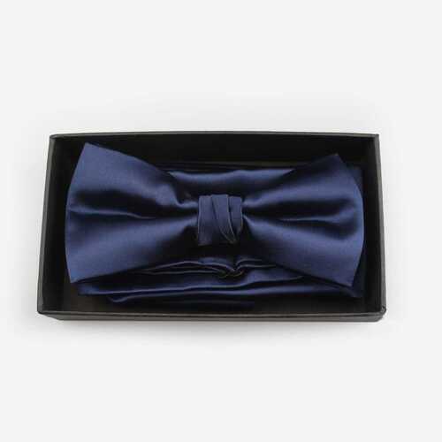 Veniz pukurusetti tummansininen taskuliinalla