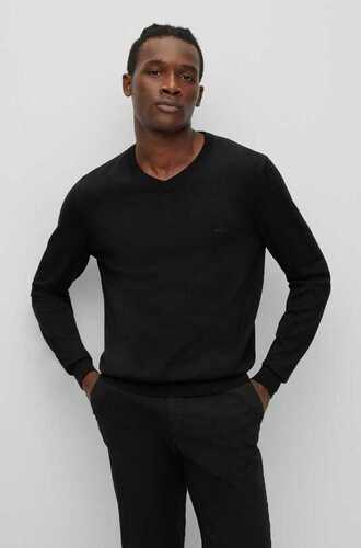 BOSS regular-fit merinoneule Botto-L