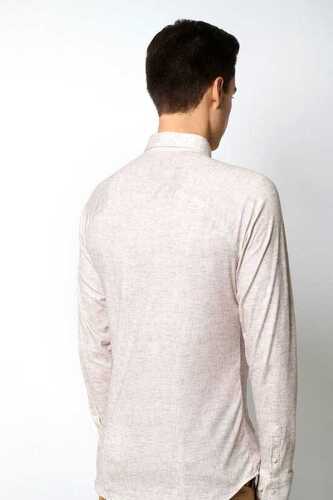 Desoto beige jersey kauluspaita