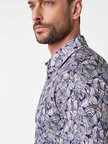 Desoto stretch printti kauluspaita