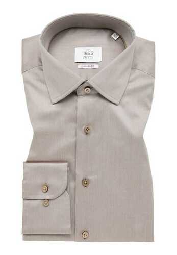 ETERNA kauluspaita modernfit beige