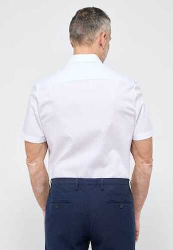 ETERNA kauluspaita modernfit valkoinen