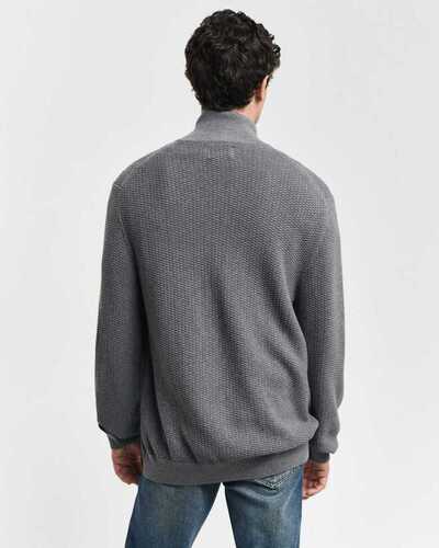 Gant harmaa puuvillaneuletakki