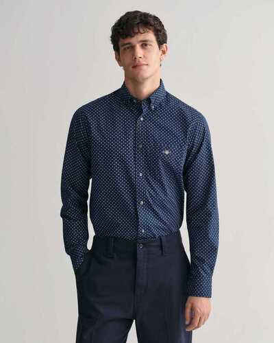 Gant REG MICRO PRINT SHIRT 410