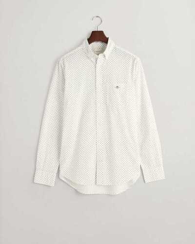 Gant REG MICRO PRINT SHIRT kauluspaita