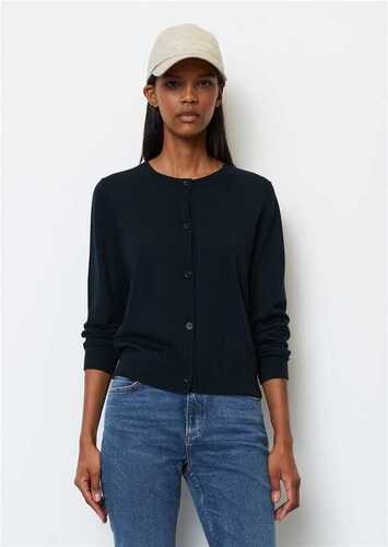 Marc O Polo tummansininen nappineuletakki