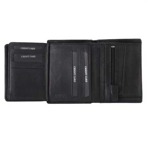 Musta miesten Lompakko nahka