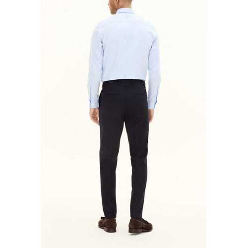 Oscar Jacobson denz trousers tummansininen puvunhousu