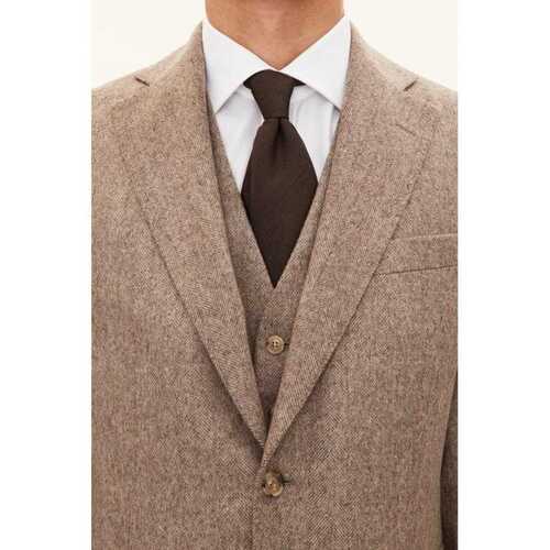 Oscar Jacobson herringbone flanell blazer fogerty