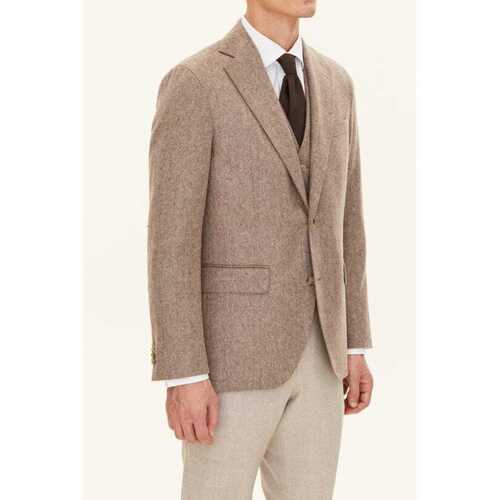 Oscar Jacobson herringbone flanell blazer fogerty