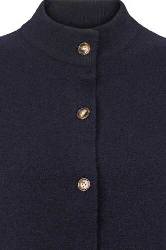 PBO napillinen neuletakki tummansininen