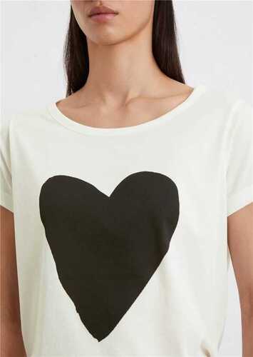 Printti t-paita sydän Marc O Polo