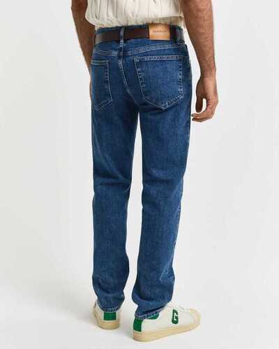 Regular fit farkku GANT Stretch washed blue