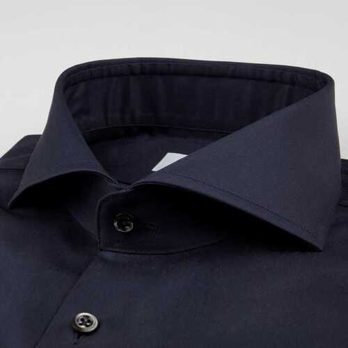 Stenströms fitted body tummansininen kauluspaita