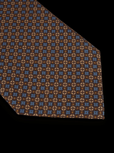 Stenströms kravatti ruskea kuosillinen