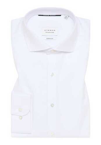 Valkoinen extra slim-fit kauluspaita ETERNA