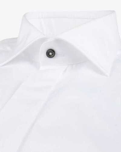 Valkoinen kauluspaita slim-fit Stenströms