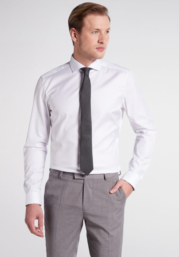 ETERNA valkoinen kauluspaita slimfit - Image 2