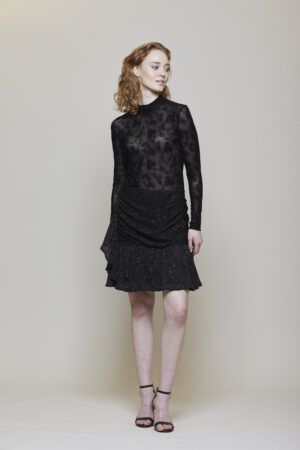 Rue De Femme Mesh roll neck trikoopaita