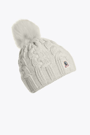 Parajumpers Women Cable hat Milk