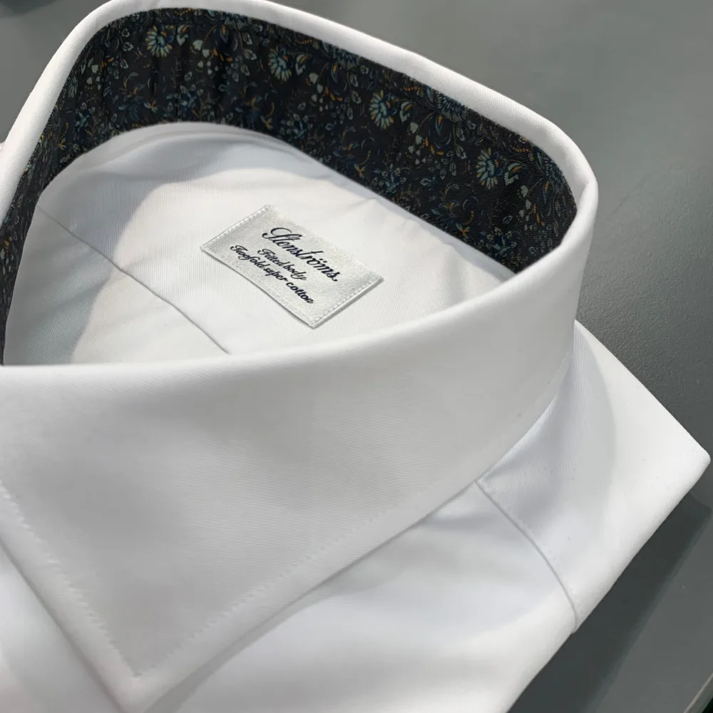 Stenströms valkoinen kauluspaita fitted body - Image 2