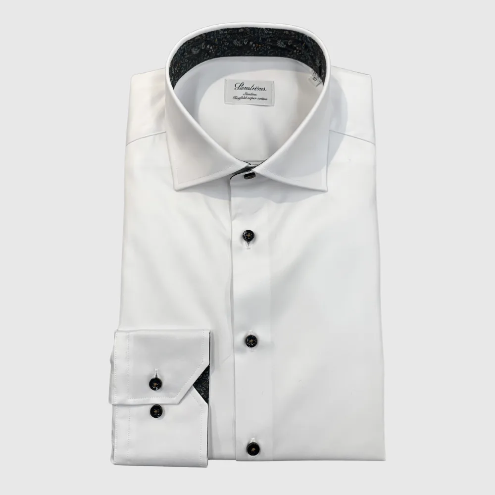 miesten regular-fit valkoinen juhlapaita