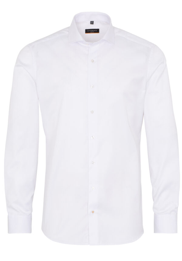 ETERNA valkoinen Slim-fit kauluspaita - Image 2