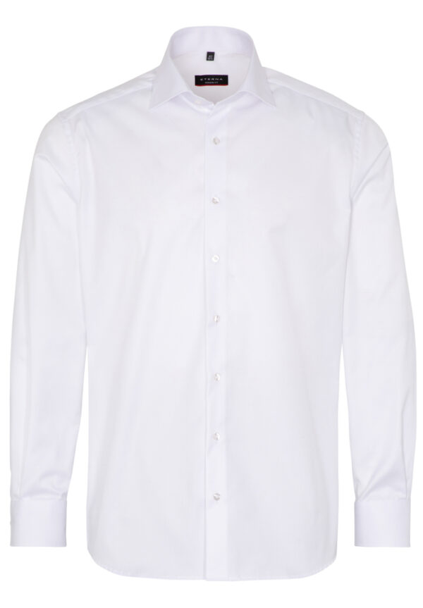 ETERNA valkoinen modern fit kauluspaita