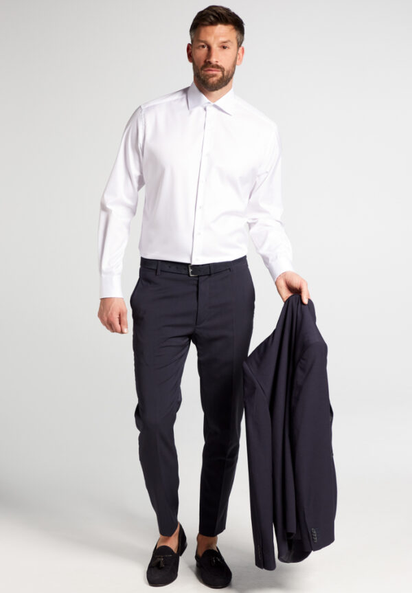 ETERNA valkoinen kauluspaita slimfit - Image 3